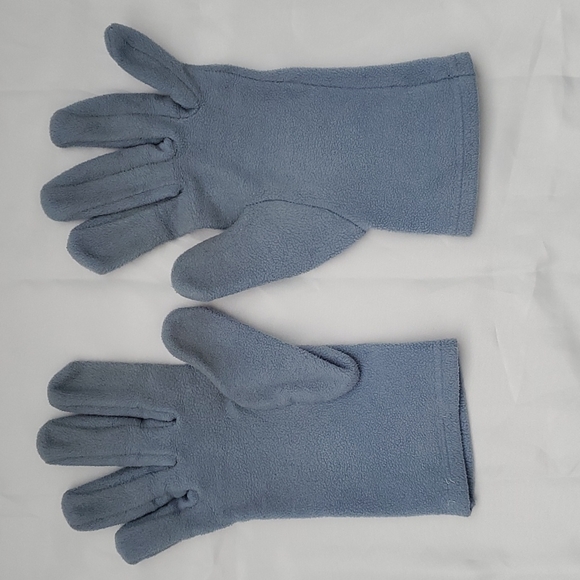 Roots Fleece Gloves Blue - Picture 2 of 4